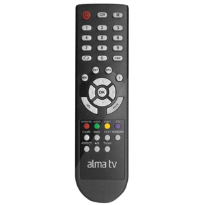 Пульт ALMA TV ver.1 для DVB-T2 ресивера
