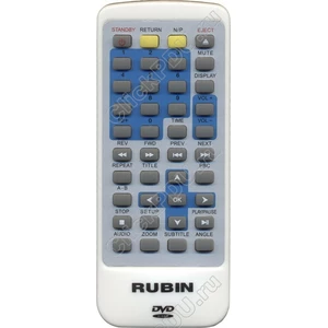 Пульт Rubin (Рубин) JX 8002 DVR-206/204 для TV+DVD Rubin (Рубин)