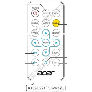 Пульт Acer K132, L221F, LK-W12L оригинальный