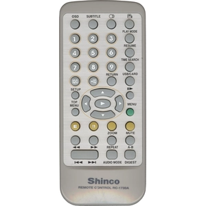 Пульт Shinco RC-1730A, RC-1730B для DVD плеера Shinco