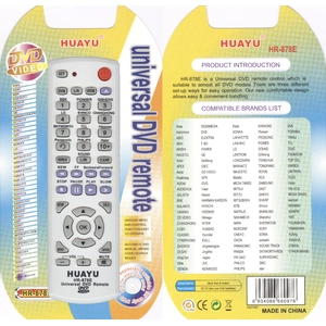 Универсальный пульт Huayu HR-878E DVD