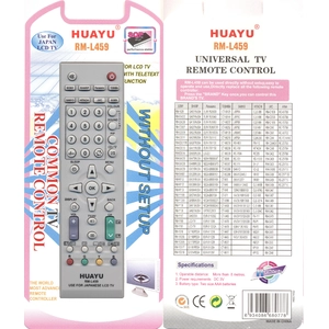 Универсальный пульт Huayu RM-L459 for Japanise LCD TV