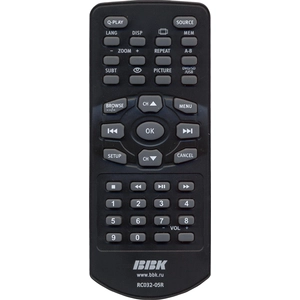 Пульт BBK RC032-05R портативный DVD+TV для TV+DVD BBK