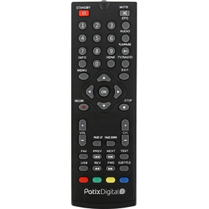 Пульт Patix Digital PT-100, PT-505C для DVB-T2 ресивера Patix Digital