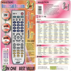 Универсальный пульт Master RM-88E TV/SAT/DVD