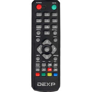 Пульт DEXP HD7789P для DVB-T2 ресивера