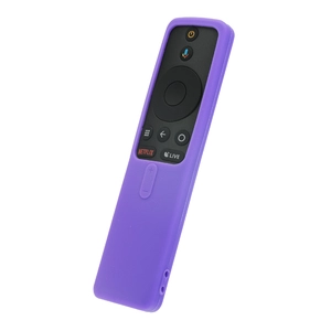 ClickPdu Универсальный силиконовый чехол H03 Purple фиолетового цвета для пультов телевизора Xiaomi (арт. MI1617Purple)