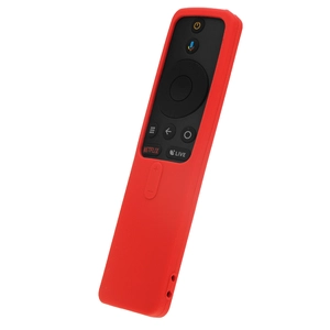 ClickPdu Универсальный силиконовый чехол H03 Red красного цвета для пультов телевизора Xiaomi (арт. MI1617Red)