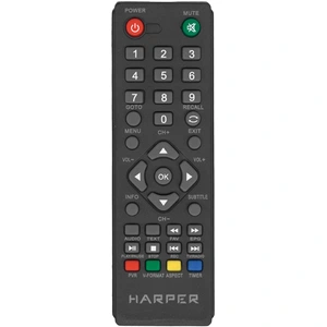 Пульт Harper HDT2-1010 для DVB-T2 ресивера