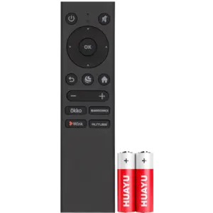 Пульт Huayu SBR-V3 (WH230602E) с голосовой функцией и батарейками в комплекте для телевизора Hyundai, RAZZ, BBK, Blackton, DEXP, BQ (Bright&amp;Quick), Sber, STARWIND, SUNWIND, Prestigio, Irbis, Витязь (VITYAZ), National, HI, Harper, Aceline, Novex, ECON, Vekta, OLTO, Digma, Supra