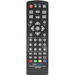 Пульт ClickPdu DVB-T2+2 Ver.2026 для ресивера