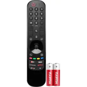 Пульт Huayu MR24GA (AKB76045010) с голосовой функцией и батарейками в комплекте для телевизора LG