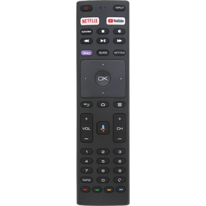 Пульт Huayu RC-20-V2 с голосовой функцией для телевизора KIVI, JVC, YASIN